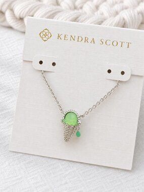 Kendra Scott Ice Cream Silver Pendant Necklace